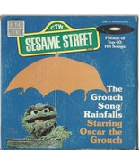 SESAME STREET – OSCAR THE GROUCH – VINYL RECORD – GROUCH SONG - RAINFALL... - $6.81 CAD