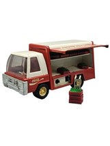 VTG Buddy L 9&quot; Steel Coca-Cola Delivery Truck w/Dolly &amp; 10 Cases, Made in JAPAN - $56.09