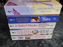 Harlequin Baby Series lot of 5 Anthologies Assorted Author Contemporary Romance - £7.98 GBP