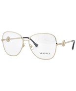 Versace VE1289 1002 Eyeglasses Gold Frame Demo Lens 55mm - $485.36 CAD