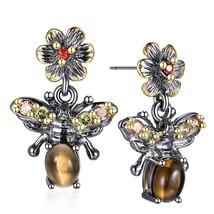 DreamCarnival 1989 New Arrivals Vintage Honey Bees Look Earrings for Women Hot I - £19.58 GBP