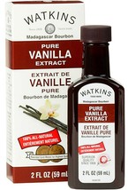 Watkins Madagascar Bourbon Pure Vanilla Extract 2 Oz Bottle J R Watkins 60387 - $29.12