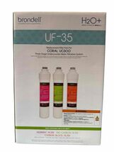 Brondell H2O+ UF-35 Replacement Filter Pack For Coral UC300 3 Stage Filt... - $74.24