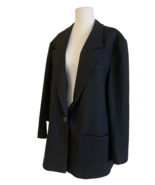 Vintage Pendleton Plus 100% Virgin Wool Black Blazer Jacket Womens Size ... - £27.26 GBP