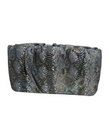 Rebecca Minkoff Women Ruched Snake-Embossed Leather Clutch - €34,02 EUR Rebecca Minkoff Women Ruched Snake-Embossed Leather Clutch - €34,02 EUR