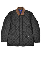 Brooks Brothers Mens Black Thermore Diamond Quilted Coat Jacket XL XLarg... - $272.25