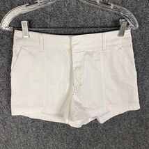 Abercrombie &amp; Fitch Shorts Women&#39;s Size 26 Cotton White Hooky &amp; Eye - $255.71 MXN