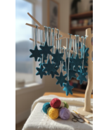 Crochet Star Key/Wall Charm – Unique Handmade Gift - $24.00