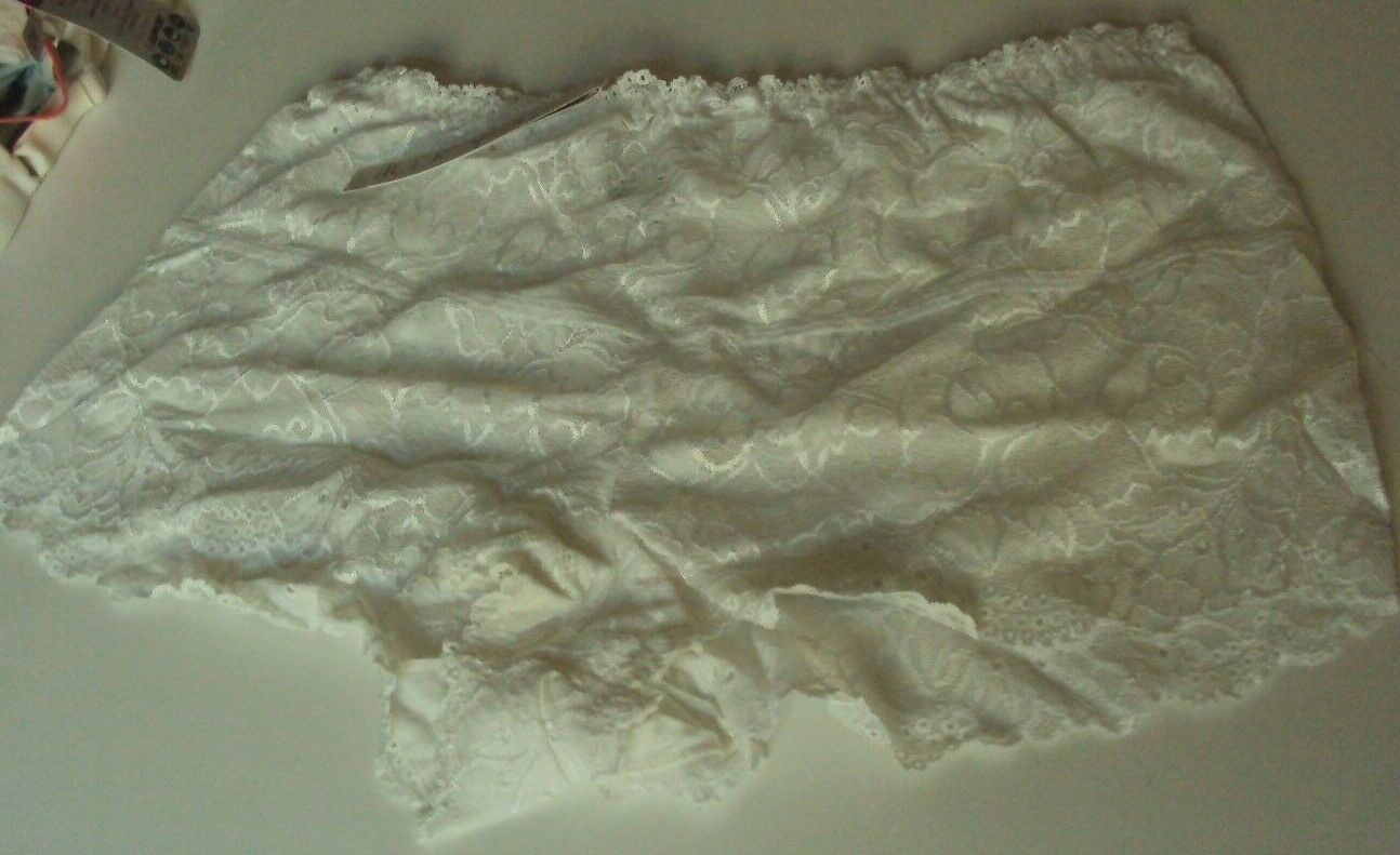 Elomi Jasmine all lace Boyshort Panty Style EL8418  White - $12.95