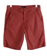 JOHNNIE-O Malibu Shorts Mens Size 30 Earthy Red Pima Cotton Casual Golf ... - £17.29 GBP