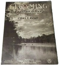 Gloaming vocal edition piano by Charles Roat 1912 Sheet Music - $4.95