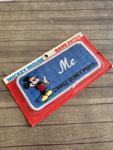 Vintage “Me” Employee Walt Disney Prods. Souvenir Patch Badge Mickey Mouse - $19.79