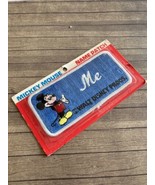 Vintage “Me” Employee Walt Disney Prods. Souvenir Patch Badge Mickey Mouse - £15.81 GBP