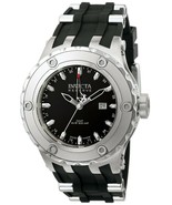 Invicta Men&#39;s 6182 Reserve Collection GMT Stainless Steel Black Rubber W... - $245.00