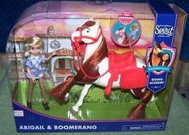 Dreamworks Spirit Riding Free Palomino Bluffs Abigail &amp; Boomerang Set New - £19.88 GBP