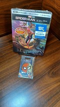 Spider-Man No Way Home Steelbook(4K+Blu-ray+Digital)+Collector Pin-NEW-Free S&amp;H! - £101.78 GBP