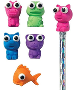 Raymond Geddes Animal Pencil Top Erasers for Kids (Pack of 50) - $28.45