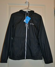 Columbia Womens Center Ridge Windbreaker Jacket Black xsmall new with ta... - $39.99