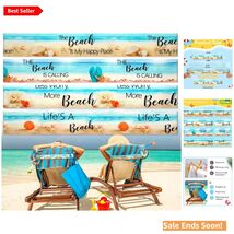 Beach Towel Bands Pack of 4 for Pool Cruise and Beach Lounge Sets Stylis... - $17.77
