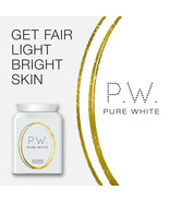 PURE WHITE WHITENING CAPSULES LIGHTENING TABLET SAFE STOP MELASMA PATCHES - £43.63 GBP