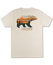 Columbia Men&#39;s Kodiak Graphic T-shirt in Columbia in Chalk-Small - £14.11 GBP