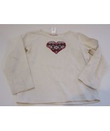 Janie and Jack Ivory Heart Knit shirt 3T EUC - $10.35