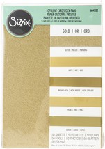 Sizzix Surfacez Opulent Cardstock Pack 8"X11.5" 50/Pkg-Gold - $25.93