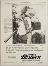 1928 Print Ad Western Super-X &amp; Xpert Shotgun Shells &amp; Cartridges Hunter &amp; Gear - £10.53 GBP
