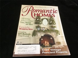 Romantic Homes Magazine December 2003 Holiday Decorating: Trees, Mantels &amp; More - £9.59 GBP