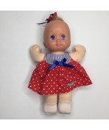 Vintage Magic Nursery Baby Doll Patriotic Red White Blue Stars Stripes D... - £23.56 GBP