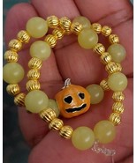 Pumpkin Bead Bracelet - £5.64 GBP