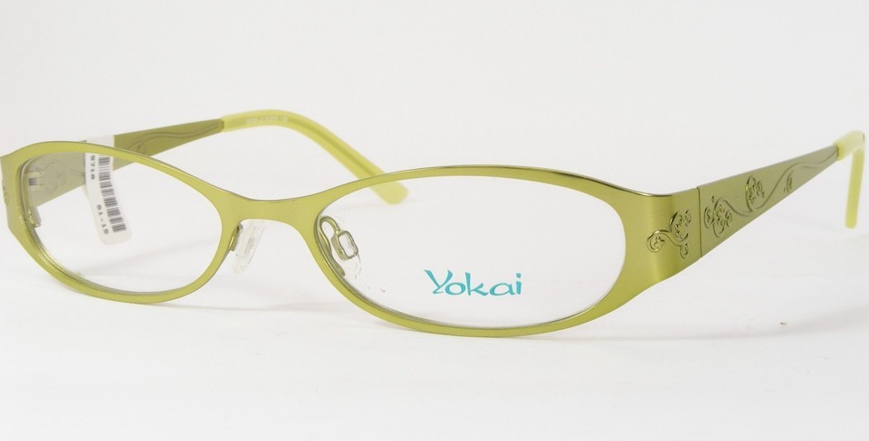 Yokai 41151-2 Green UNIQUE RARE EYEGLASSES GLASSES METAL FRAME 51-15-135mm - $67.43