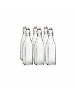 Bormioli Rocco 17oz Swing Top Glass Bottles | 6-pack - £56.61 GBP