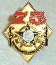 Fraternal Order Of Police Pin 75th Anniversary Grand Lodge Red - £8.52 GBP