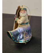 Thomas Kinkade Ashton Drake Christmas Ornament At The Ahwahnee Santa 2004 - €8,43 EUR