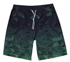 Alien Storehouse Fashion Quick-Drying Gradient Printing Beach Shorts For Men - $25.34