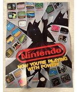 NES Nintendo Now Your Playing with Power Mike Tyson's Zelda Poster Inser... - $24.70