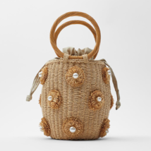 &quot;Eco-Friendly Woven Straw Messenger Bag – Sustainable, Biodegradable Fashion&quot; - £30.17 GBP