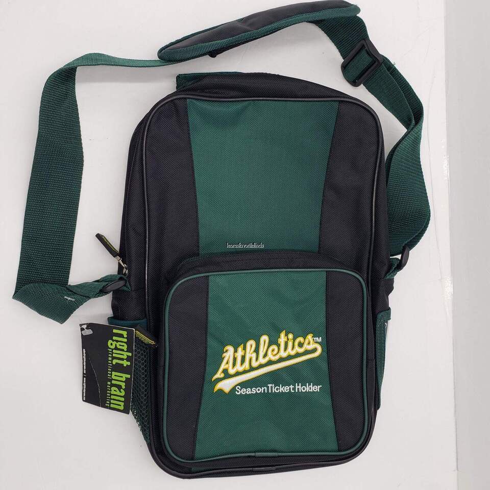 Oakland Athletics MLB Shoulder/Crossbody Bag Green Rightbrain Game Promo NWT - $22.47