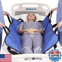 ZHEEYI Positioning Bed Pad with Reinforced Handles 43x36 Patient Transfe... - $43.52