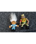 Mixed Lot of 2 Vintage 1990s KO Troll Dolls Stone Protectors Norfin Maxwell - $244.83 MXN