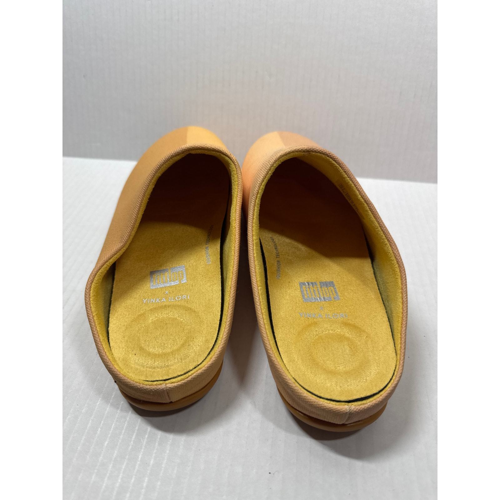 FitFlop Chrissie X Yinka Ilori Slippers Golden Apricot Sunburst Womens Size 8 Item image 3