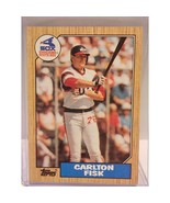 1987 Topps #756 Carlton Fisk - Great Condition Baseball Cards - £2.14 GBP