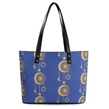 Dream Catcher Handbags Colorful Print Handle Tote Bag Aesthetic PU Leather  Bag  - £64.00 GBP