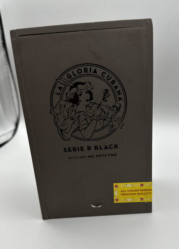 Primary image for Cigar Box Empty Held La Gloria Cutana Series R Gray Box Black Writing