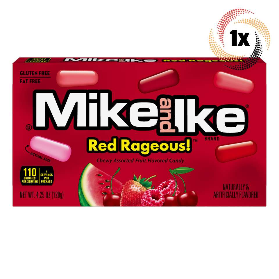 1x Pack | Mike &amp; Ike Red Rageous Assorted Flavors Chewy Flavored Candy |... - $9.61