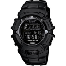 Casio 46.4mm Men&#39;s G-Shock Water-Resistant 200M Solar Atomic Watch, Black - £133.68 GBP