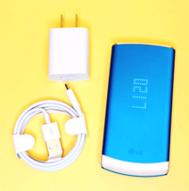 BLUE LG DLITE GD570 AV 3G UNLOCKED FLIP CELL PHONE TELUS BELL KOODO LUCK... - $78.22