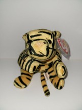Stripes Ty beanie baby Retired Very Rare 1995 Vintage Collectible PE PELLETS - £28.04 GBP