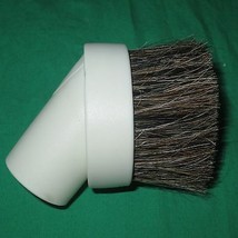 White 1 1/4&quot; Universal Horse Hair Dust Brush Fit 1.25&quot; Attachment Vacuum Tool - £5.71 GBP